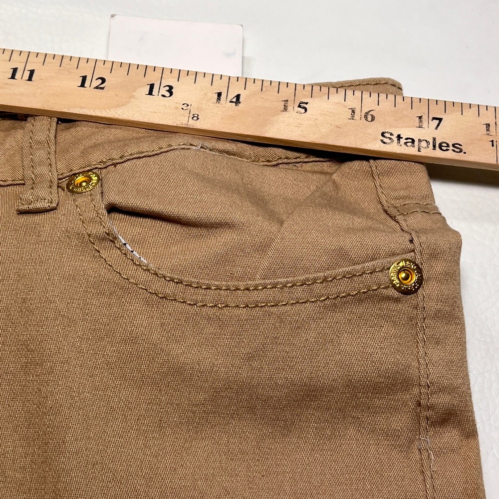 Robins Jean Women Pants 34 Taupe Slim Bootcut Studded USA MSRP $498 New Defects - Picture 12 of 16